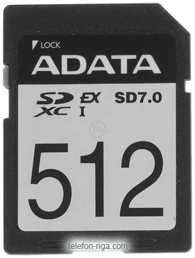 ADATA Premier Extreme SDXC SD 7.0 512GB ASD512GEX3L1-C