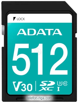 ADATA Premier Pro SDXC 512GB ASDX512GUI3V30S-R