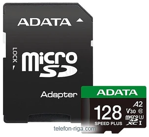 ADATA SPEED PLUS microSDXC 128GB UD128GUI3V30A2SP-RA1 ( )