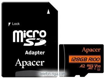 Apacer microSDXC AP128GMCSX10U8-R 128GB ( )