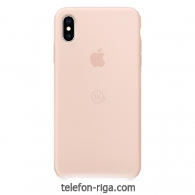 Apple Silicone Case  iPhone XS Max Pink Sand