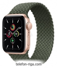 Apple Watch SE GPS 40mm Aluminum Case with Braided Solo Loop