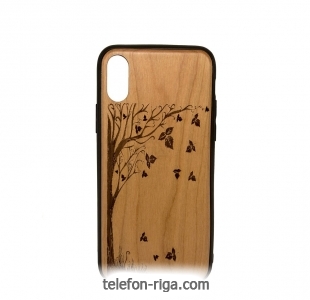 Case Wood  Apple iPhone X (, )