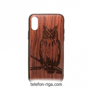 Case Wood  Apple iPhone X (, )