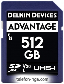 Delkin SDXC Advantage UHS-I 512GB