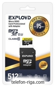 Exployd Premium Series microSDXC 512GB EX512GCSDXC10UHS-1-ELU3 ( )