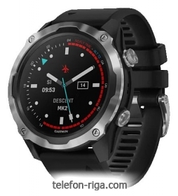 Garmin Descent Mk2 stainless steel with silicone band