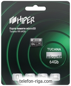 Hiper microSDXC 64GB UHS-1 U3 V30 HI-MSD64GU3V30