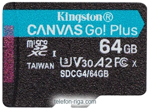 Kingston Canvas Go! microSDXC 64GB SDCG4/64GB