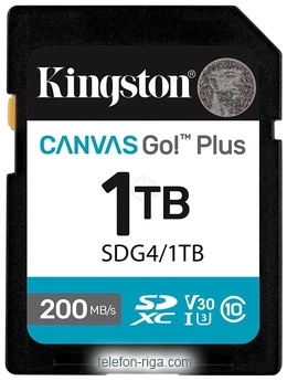 Kingston Canvas Go! Plus SDXC 1TB SDG4/1TB