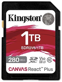 Kingston Canvas React Plus V60 SDXC 1TB