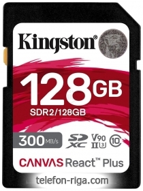 Kingston Canvas React Plus SDXC 128GB