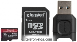 Kingston Canvas React Plus microSDXC 64GB (   )