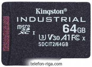 Kingston Industrial microSDHC SDCIT2/64GBSP 64GB