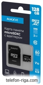 Maxvi microSDHC 128GB Class 10 UHS-I (1) MSD128GBC10V10