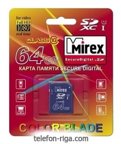 Mirex SDXC Class 10 UHS-I U1 64GB