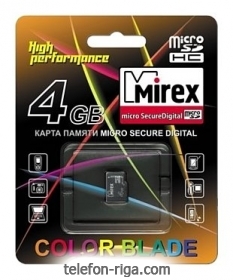 Mirex microSDHC Class 4 4GB