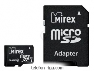 Mirex microSDXC Class 10 UHS-I 128GB + SD adapter