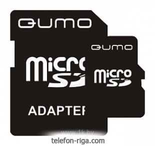 Qumo MicroSD 2Gb + SD adapter