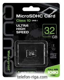 Qumo microSDHC class 10 UHS-I U1 32GB