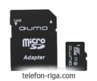 Qumo microSDXC Class 10 UHS Class 1 128GB + SD adapter