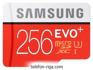 Samsung microSDXC EVO Plus 95MB/s 256GB + SD adapter