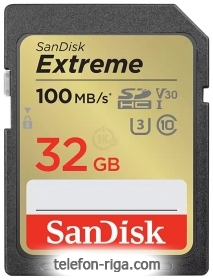 SanDisk Extreme SDHC SDSDXVT-032G-GNCIN 32GB