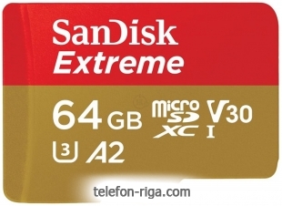 SanDisk Extreme SDSQXAH-064G-GN6GN microSDXC 64GB