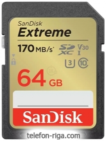 SanDisk Extreme SDXC SDSDXV2-064G-GNCIN 64GB