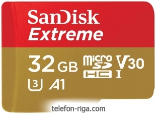 SanDisk Extreme microSDHC SDSQXAF-032G-GN6MN 32GB