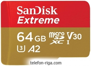 SanDisk Extreme microSDXC SDSQXAH-064G-GN6MN 64GB