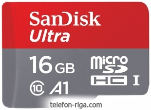 SanDisk Ultra microSDHC SDSQUAR-016G-GN6MN 16GB