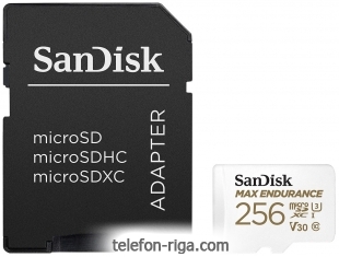 SanDisk microSDXC SDSQQVR-256G-GN6IA 256GB + SD adapter