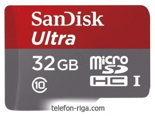 Sandisk Ultra microSDHC Class 10 UHS-I 48MB/s 32GB + SD adapter