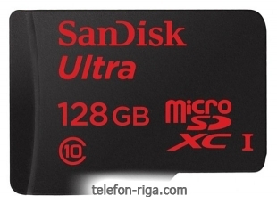 Sandisk Ultra microSDXC Class 10 UHS-I 30MB/s 128GB + SD adapter