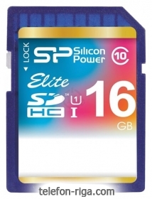 Silicon Power ELITE SDHC UHS Class 1 Class 10 16GB