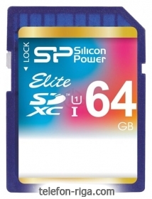 Silicon Power ELITE SDXC UHS Class 1 Class 10 64GB