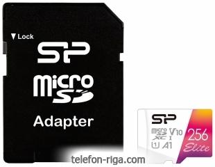 Silicon Power Elite A1 microSDXC SP256GBSTXBV1V20SP 256GB