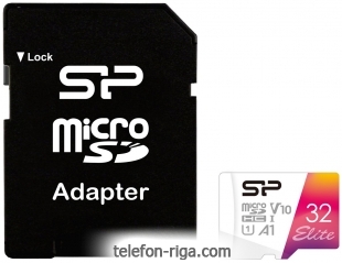 Silicon Power Elite microSDHC SP032GBSTHBV1V20SP 32GB