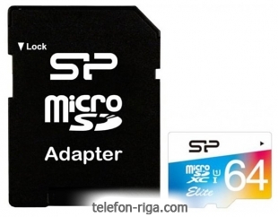 Silicon Power Elite microSDXC SP064GBSTXBU1V21SP 64GB ( )