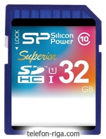 Silicon Power Superior SDHC UHS Class 1 Class 10 32GB