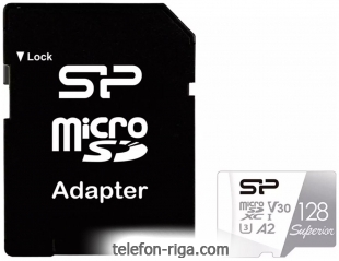 Silicon Power Superior microSDXC SP128GBSTXDA2V20SP 128GB + SD adapter