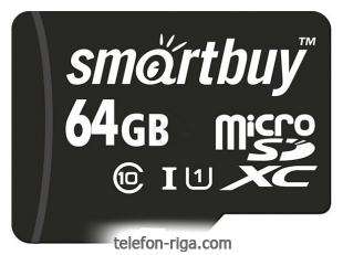 SmartBuy microSDXC Class 10 UHS-I U1 64GB