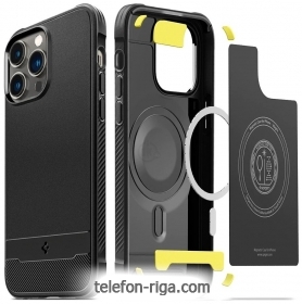 Spigen Rugged Armor MagFit iPhone 14 Pro Max ACS04812 (matte black)