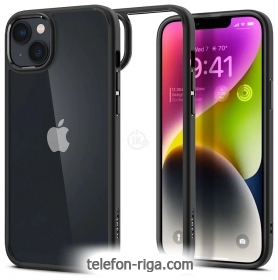 Spigen Ultra Hybrid iPhone 14 Matte Black ACS05041 ( )