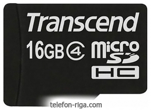 Transcend microSDHC (Class 4) 16GB (TS16GUSDC4)