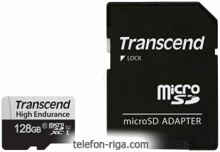 Transcend microSDXC 300S Class 10 U3 A1 V30 256GB + SD adapter (TS256GUSD300S-A)