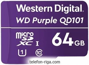 WD Purple SC QD101 microSDXC WDD064G1P0C 64GB