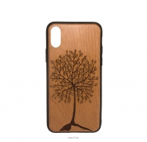 Case Wood  Apple iPhone X (, )