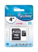 SmartBuy microSDHC Class 4 4GB + SD adapter